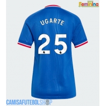 Camisa de time de futebol Manchester United Manuel Ugarte #25 Replicas 2º Equipamento Feminina 2026-27 Manga Curta
